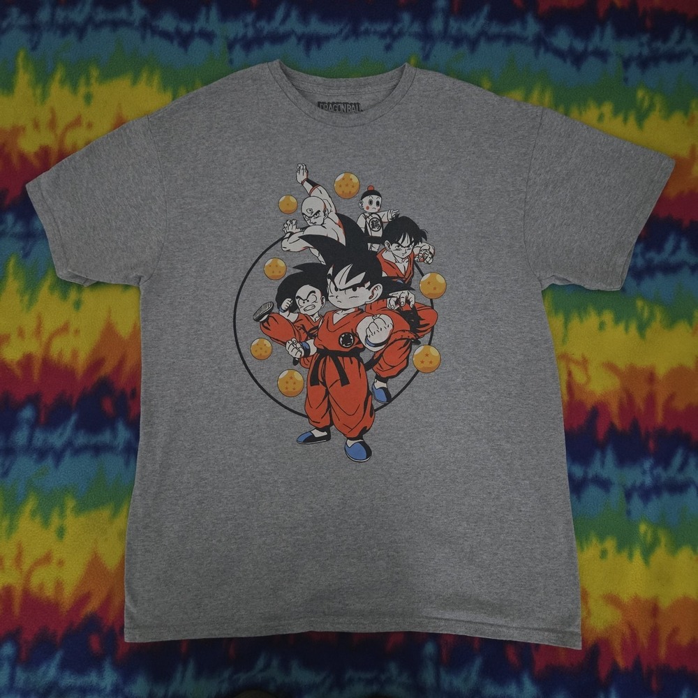 Men's Dragonball Z Anime Short Sleeve T-shirt Size Large